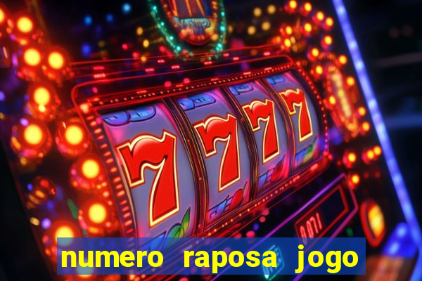 numero raposa jogo do bicho